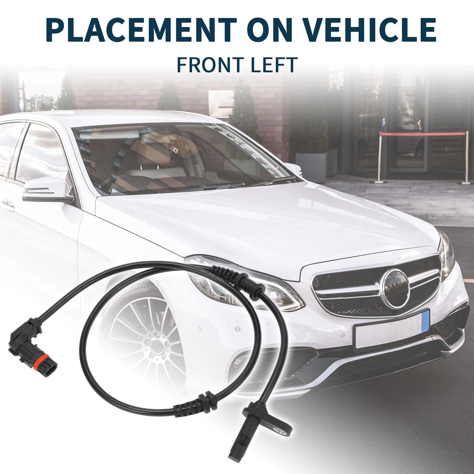 Front Left ABS Wheel Speed Sensor for Mercedes-Benz E550 (2010–2017) No.A2079057701