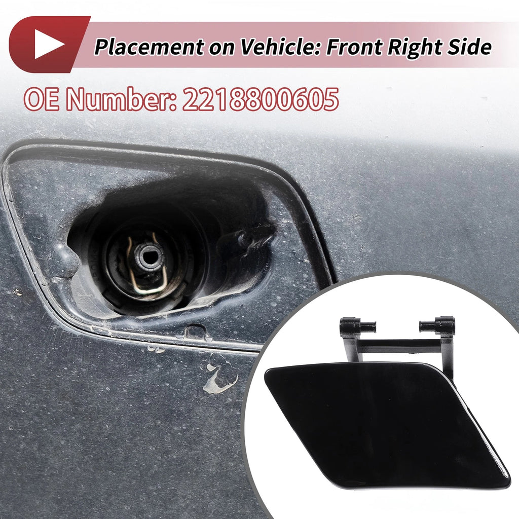 Bumper Headlight Washer Nozzle Cover Cap for Mercedes-Benz W221 (2007–2013)