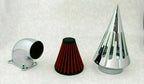 Chrome Spike Air Cleaner Intake Filter for Suzuki Boulevard M109 (2006–2023)