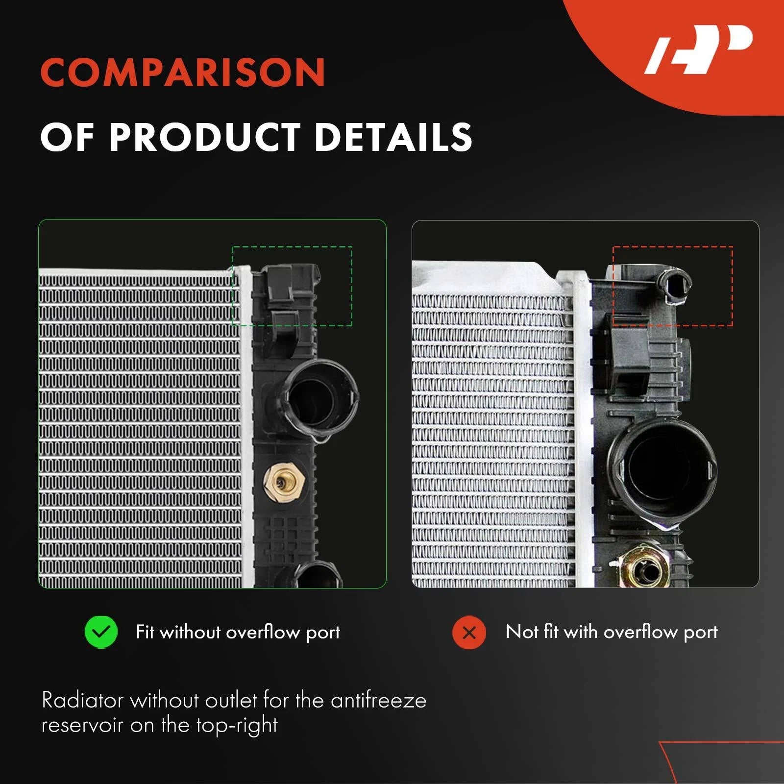 Aluminum Radiator with Trans Oil Cooler for Benz C350 GLK250 CLS550 (2010–2015)
