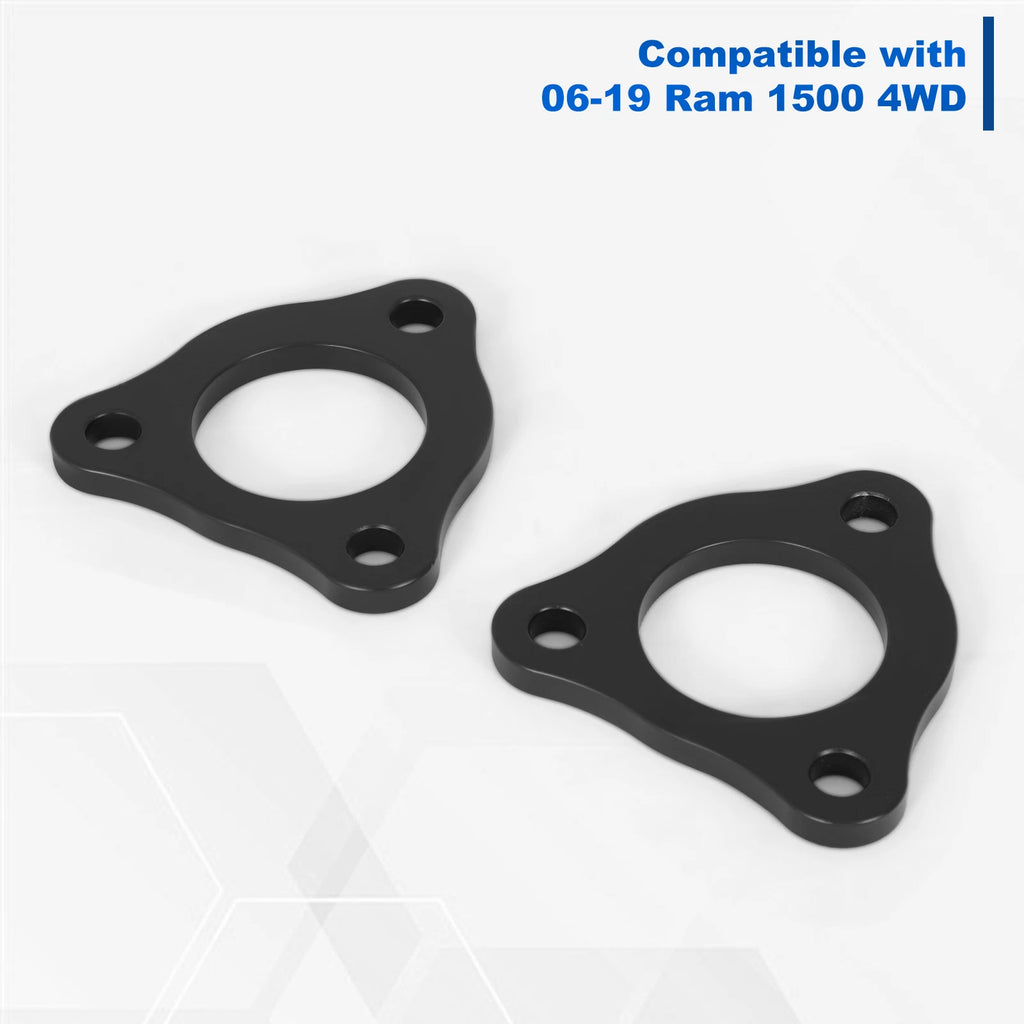 1/2" Front Leveling Upper Strut Mount Lift Kit Spacers for Dodge Ram 1500 (2006–2022)
