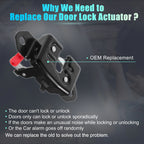 Rear Liftgate Door Lock Actuator Motor for Nissan Titan (2004–2012) No. 90500ZJ00A