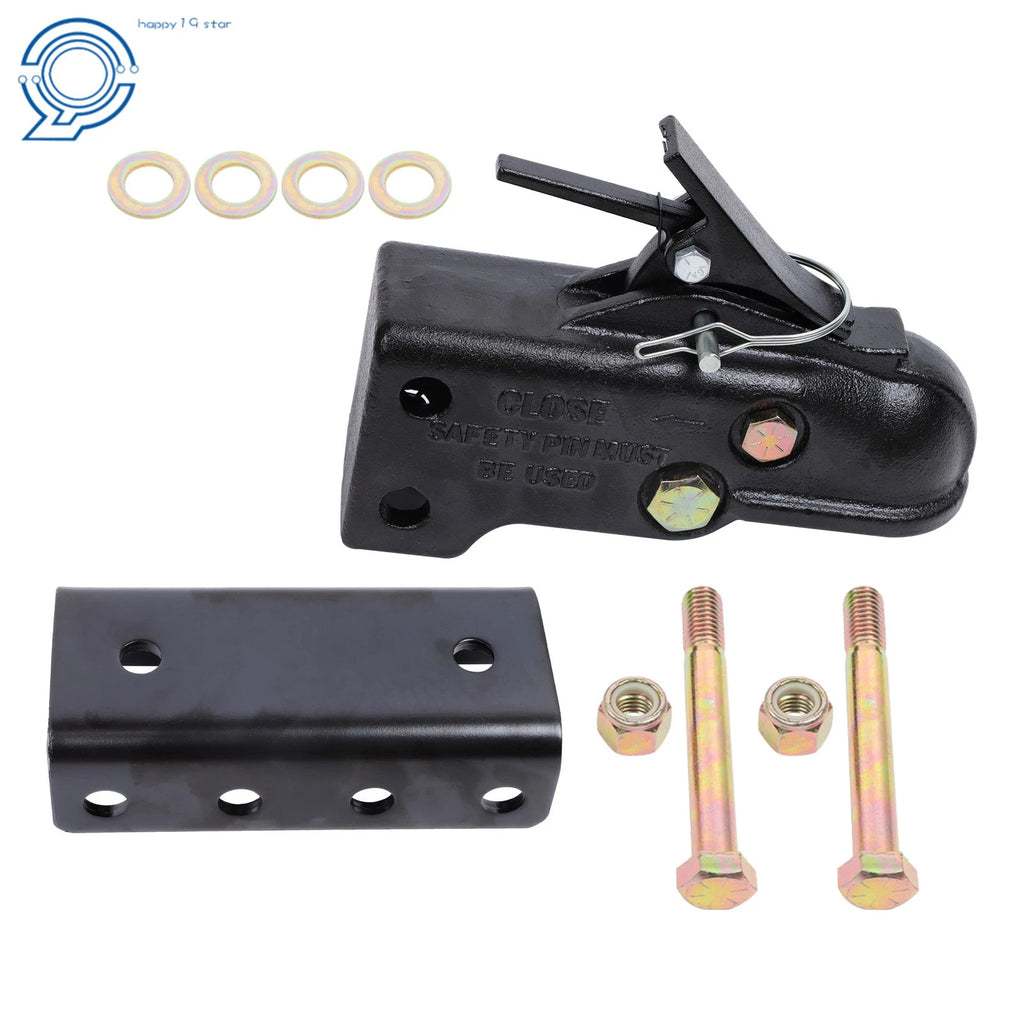 Adjustable Trailer Coupler and Channel Bracket Kit for Trailers (2-5/16")