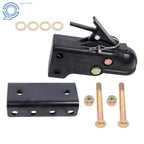 Adjustable Trailer Coupler and Channel Bracket Kit for Trailers (2-5/16")