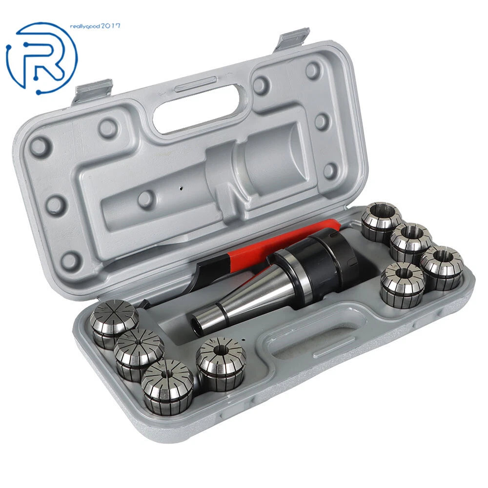 Set of 10 ER-40 Spring Collet Chucks for Precision Machining