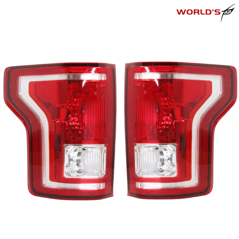 Tail Lights for Ford F-150 Pickup (2015–2017) Halogen Rear LH & RH