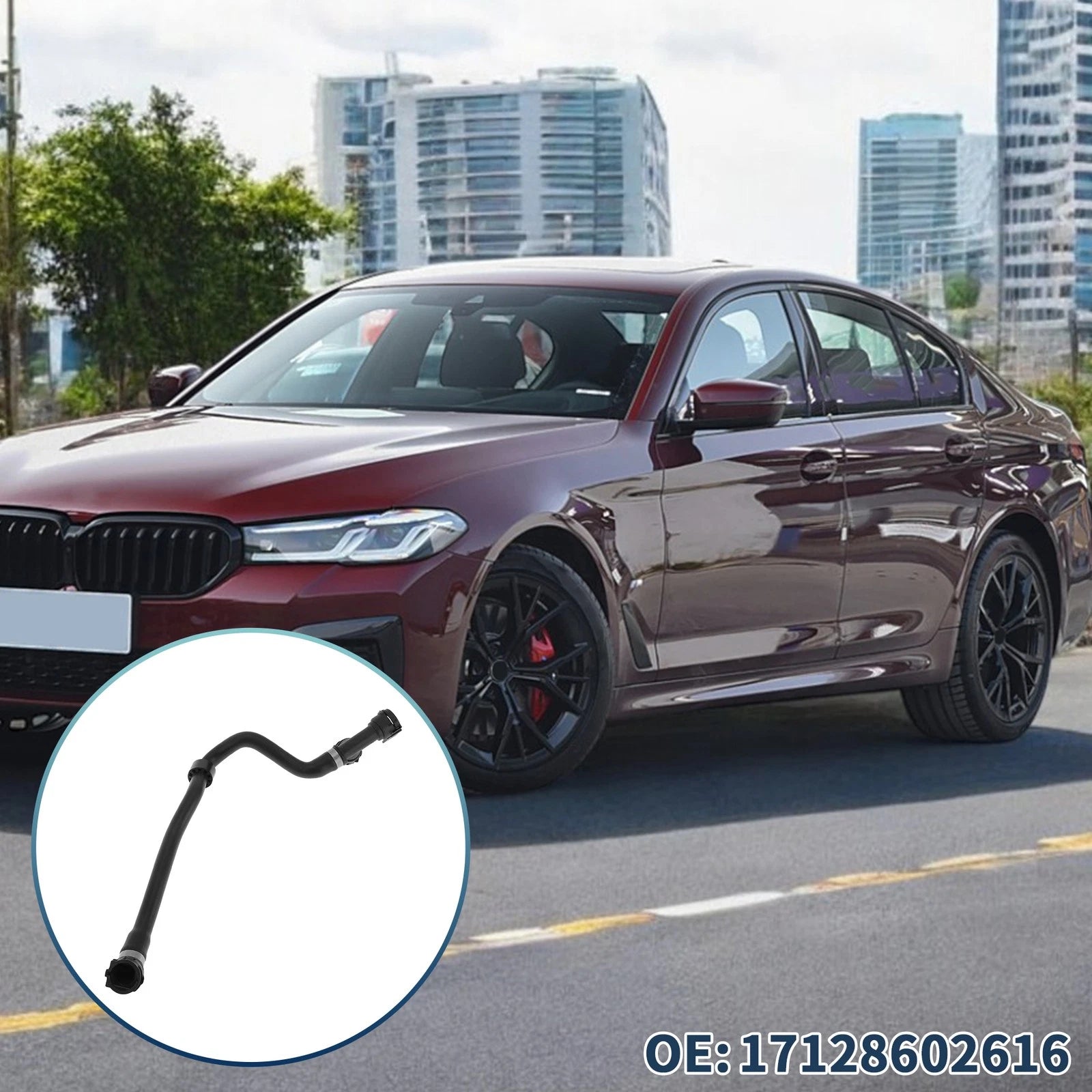 Radiator Hose for BMW 530i 2017-2023, 540i 2017-2020 No. 17128602616