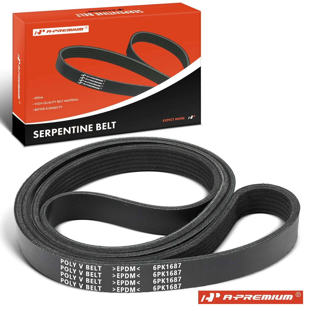 Serpentine Belt for Jeep Grand Cherokee, Dodge Durango (2016–2022)