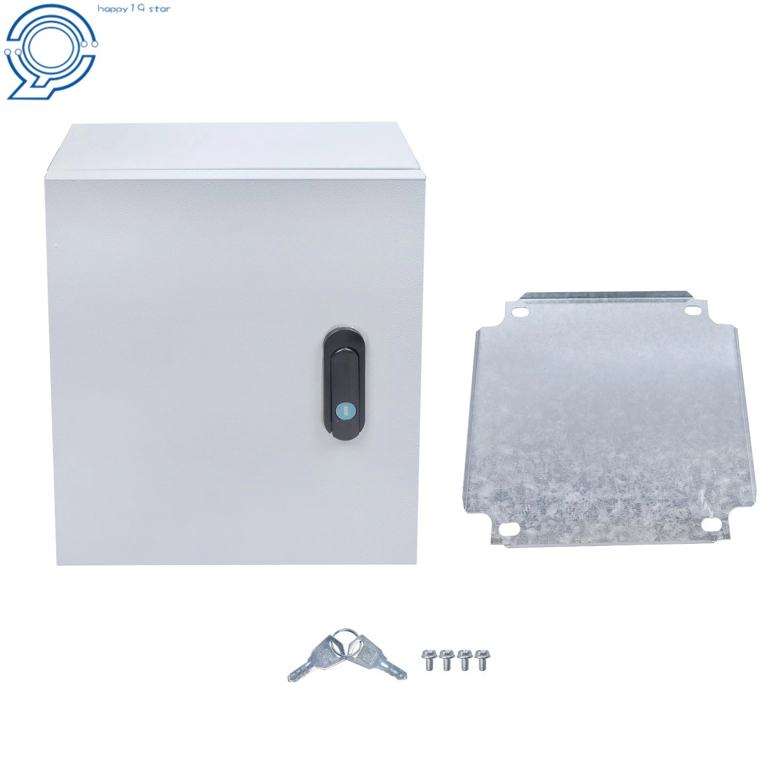 Weatherproof Steel Enclosure Box for NEMA 4X IP66 (12x10x6")