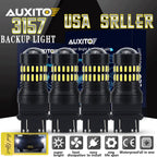 Set of 4 LED Tail Brake Stop Backup Reverse Light Bulbs for Various Models (YYYY–YYYY)