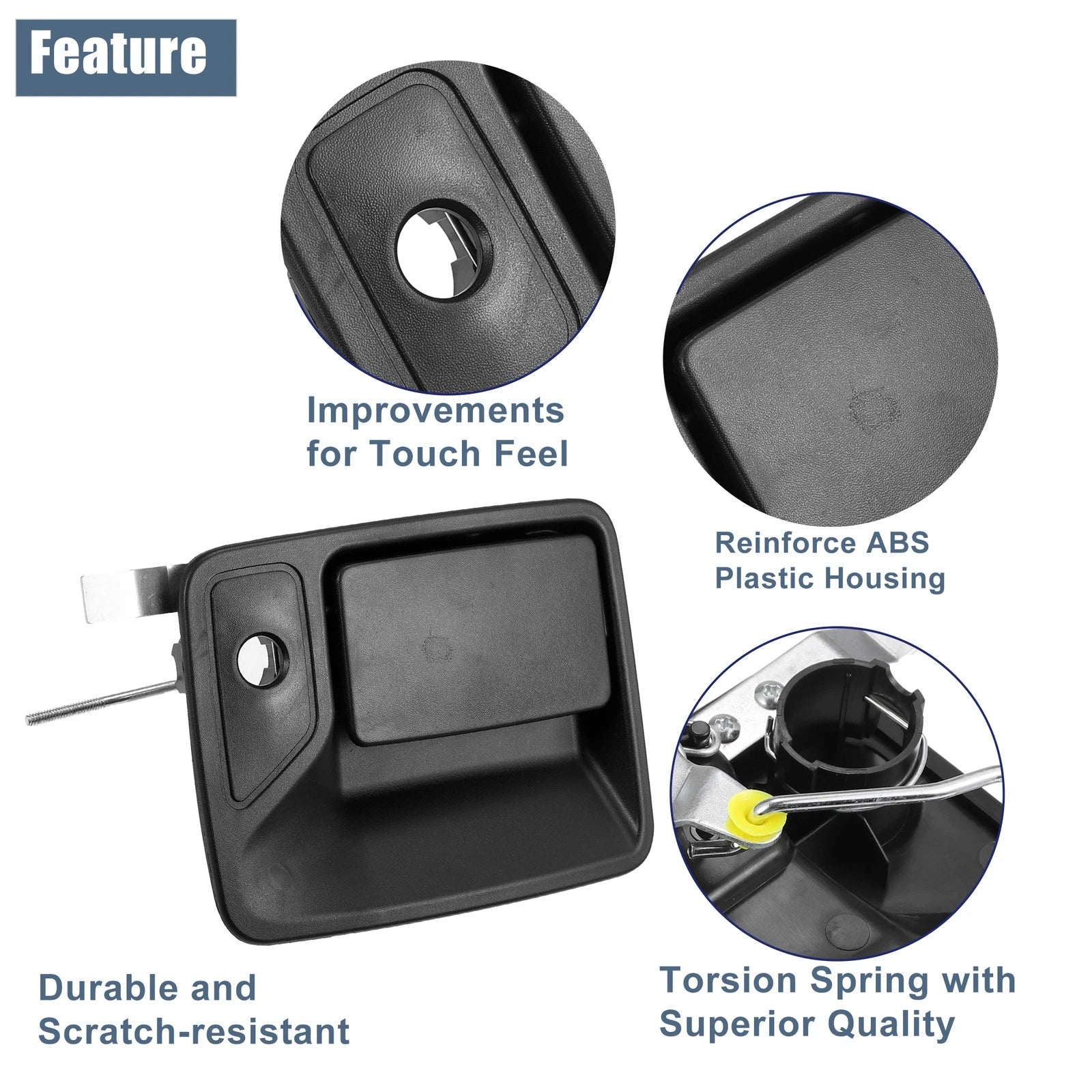 Front Right Passenger Side Exterior Door Handle for Ford Excursion (2000–2005)