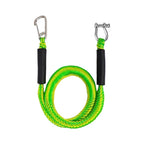 14FT Bungee Dock Line with 316 Stainless Steel Shackle for Kayak Pontoon (N/A)