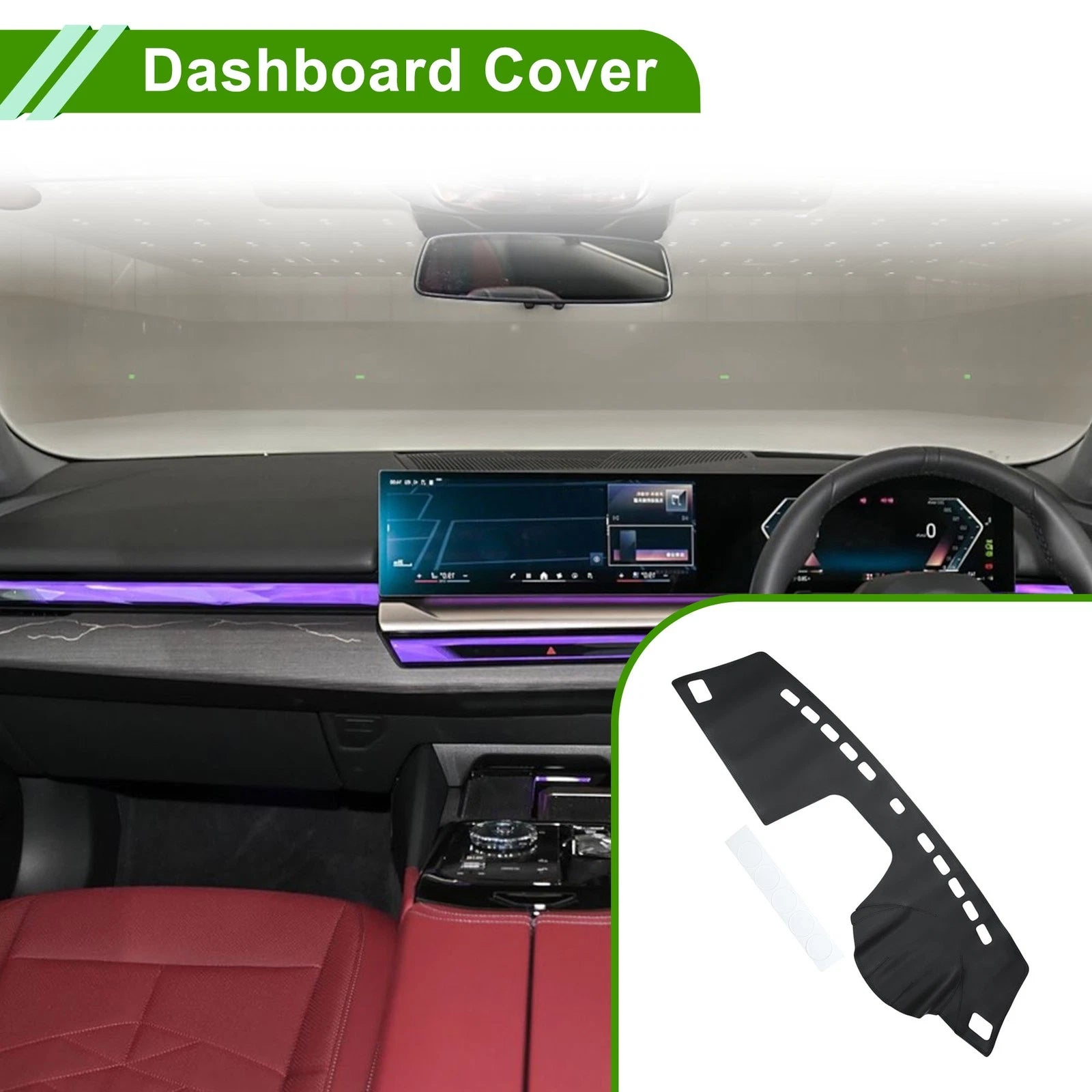 Dashboard Cover Mat for BMW X3 (2006–2010) Black
