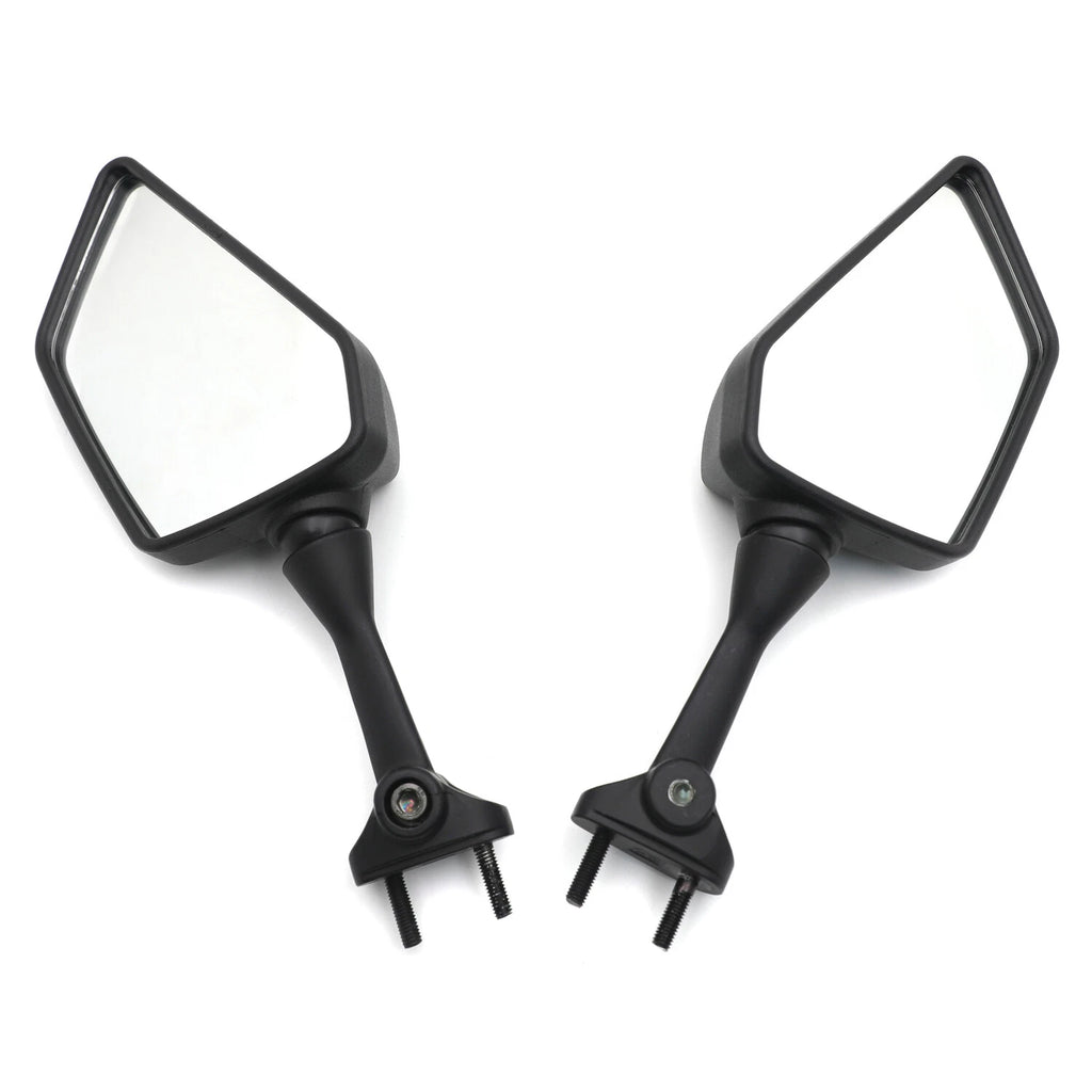 Set of 2 Black Rearview Side Mirrors for Kawasaki Ninja 250R EX250 (2008–2013)