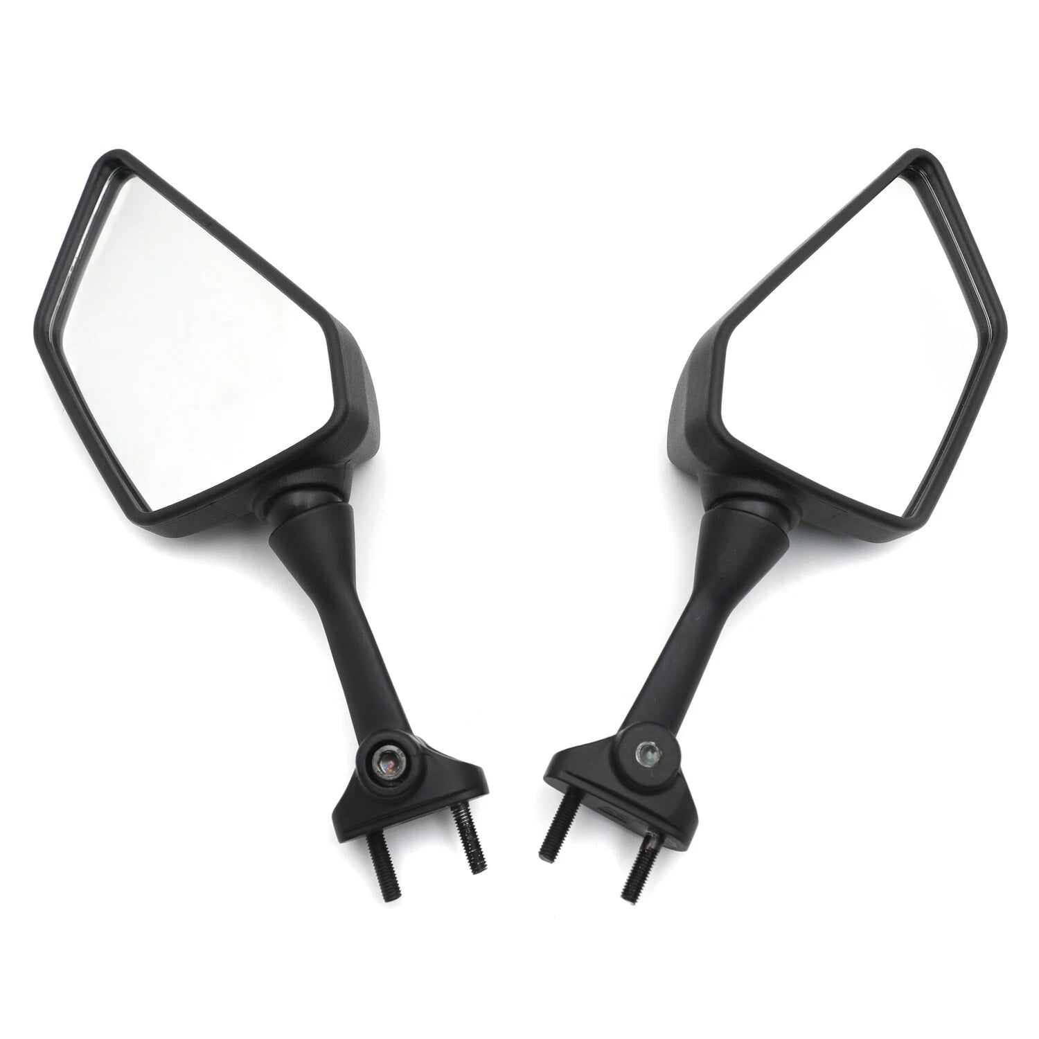 Set of 2 Black Rearview Side Mirrors for Kawasaki Ninja 250R EX250 (2008–2013)