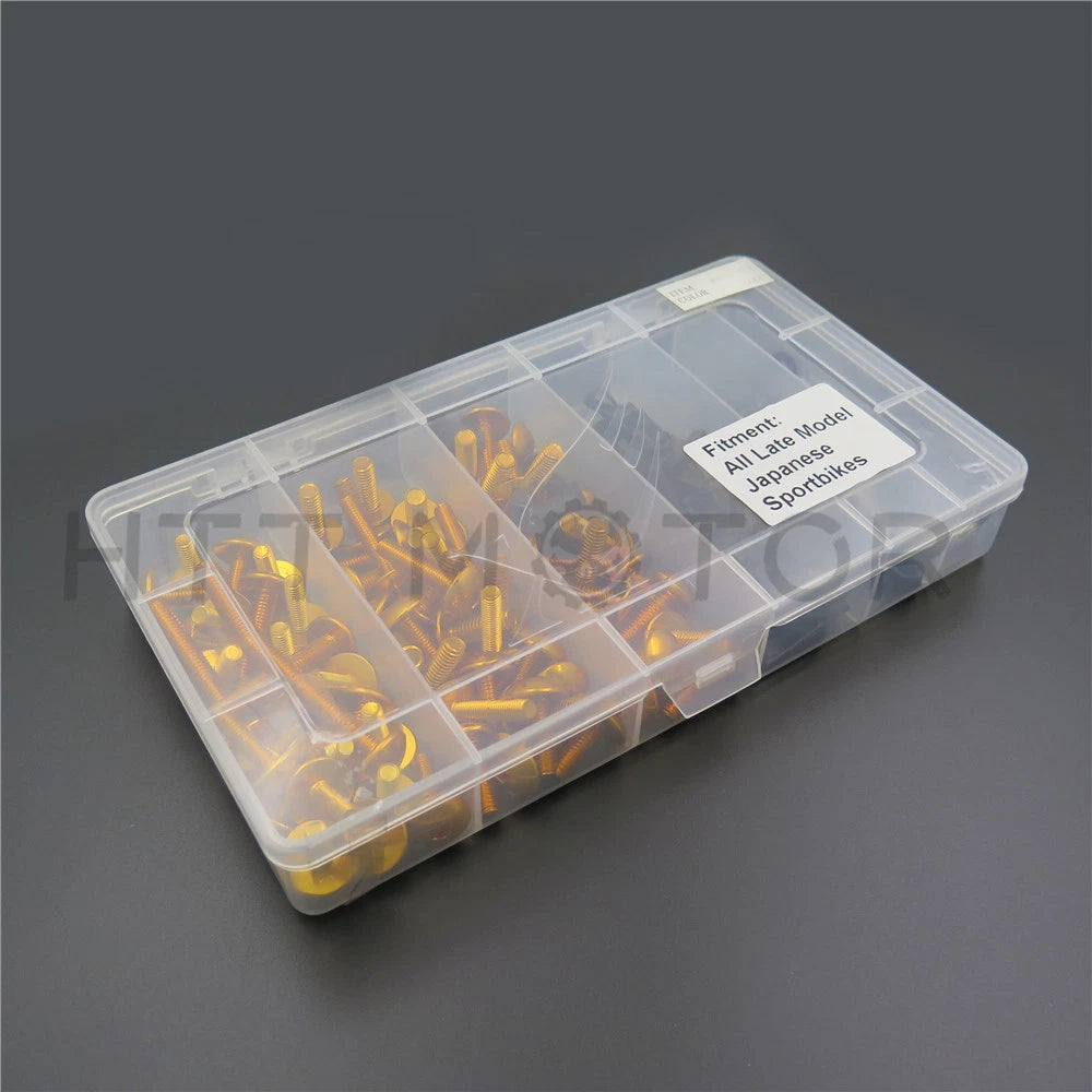 CNC Alloy Fairing Bolt Kit for Kawasaki