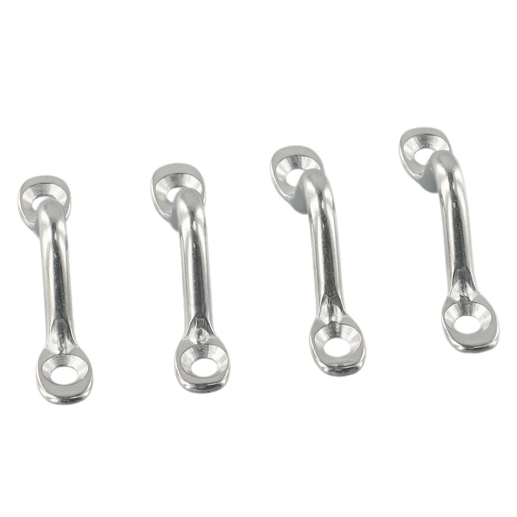 Set of 4 Heavy Duty 5mm Wire-Eye Tie Down Straps for Boat Marine