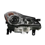 Replacement Passenger Side Halogen Headlight Assembly for 2008-09 Infiniti EX35