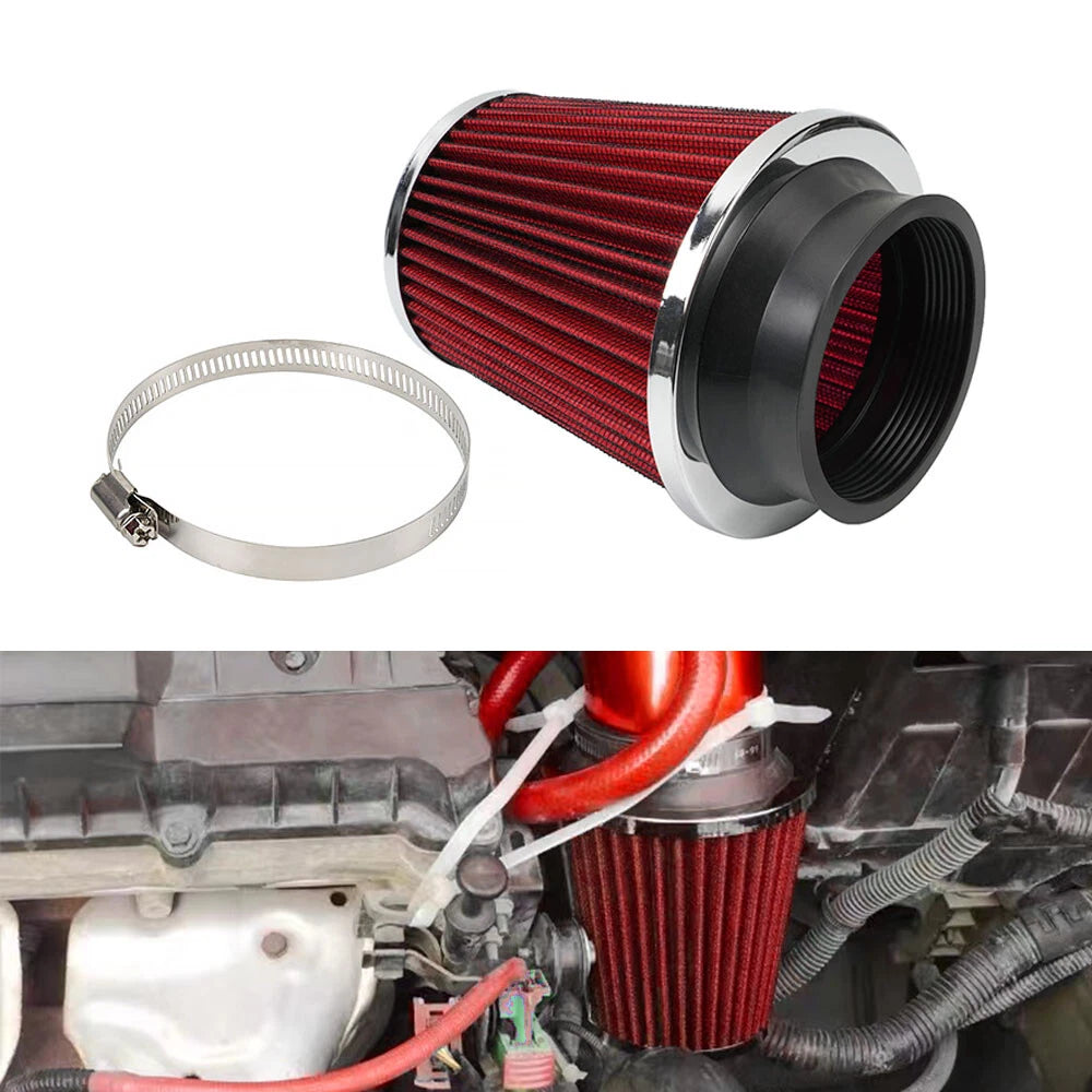 3" 76mm High Flow Inlet Dry Air Filter for Cold Air Intake