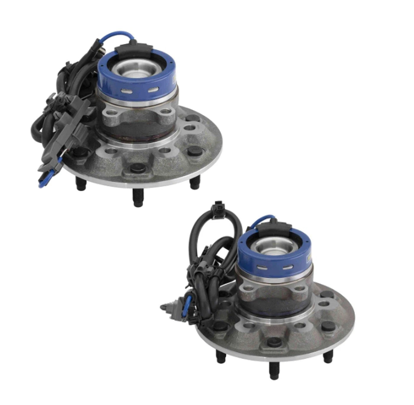 2X Front Wheel Bearing and Hub Assemblies for Chevy GMC Isuzu RWD (Moog)