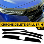 Chrome Blackout Overlay for Honda Accord (2018–2020) Front Grill Trim