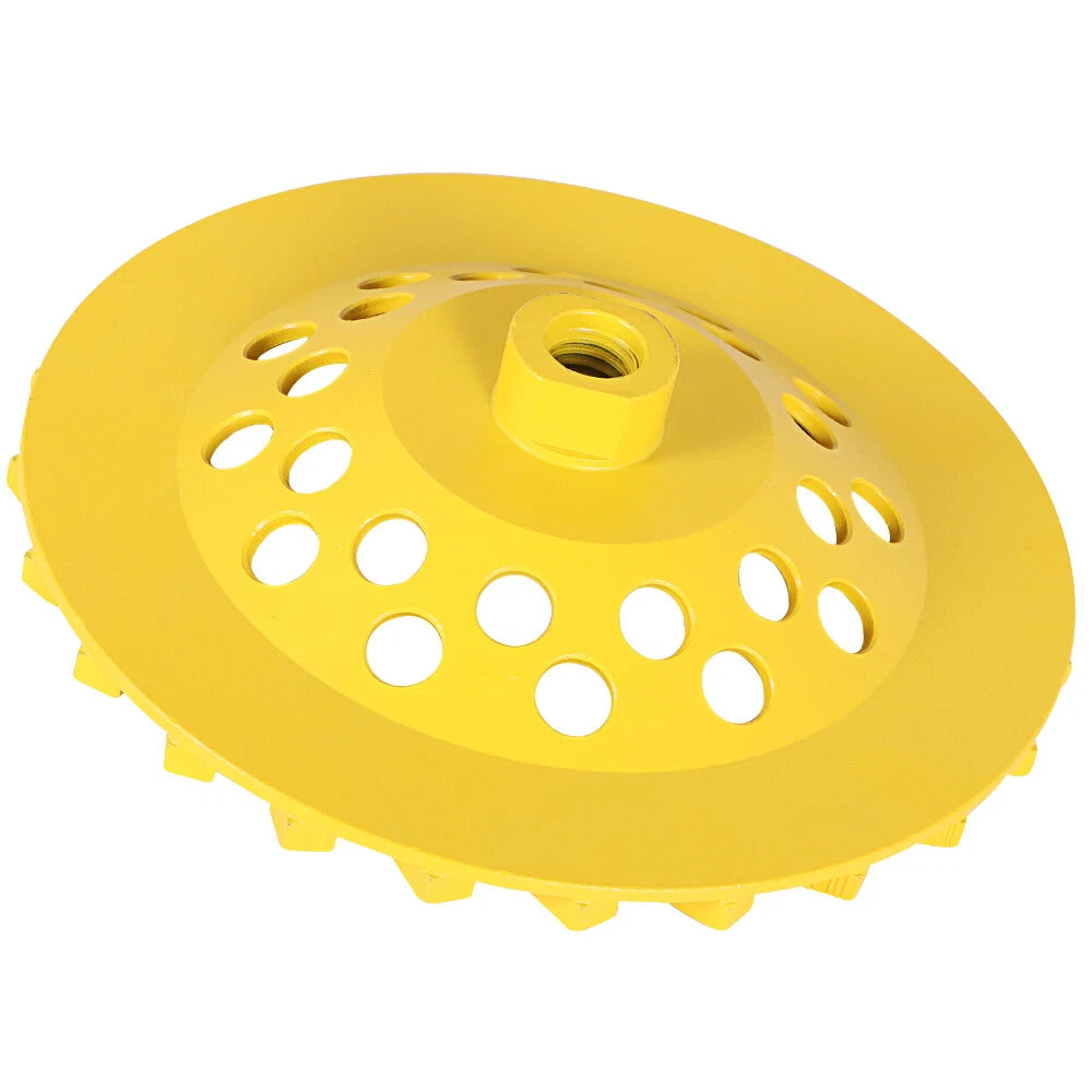 7-Inch Diamond Cup Grinding Wheel for Concrete (5/8-11 Arbor)