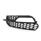Left Honeycomb Mesh Front Bumper Fog Light Grille Cover for Audi A3 S3 (13-17)