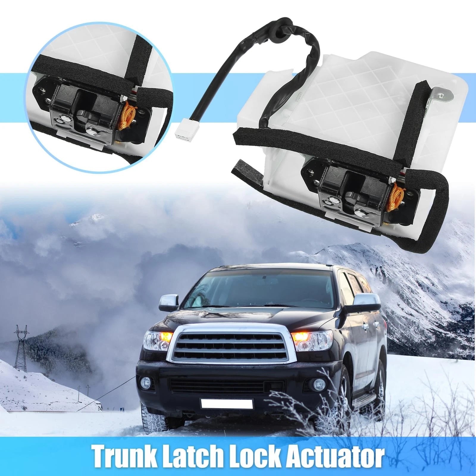 Rear Tailgate Latch Actuator for Toyota (69110-0C041)