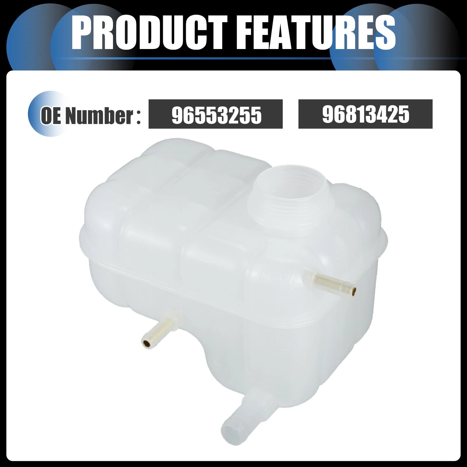Coolant Expansion Overflow Tank No. 96553255/96813425 for Chevrolet Optra (2004–2005)