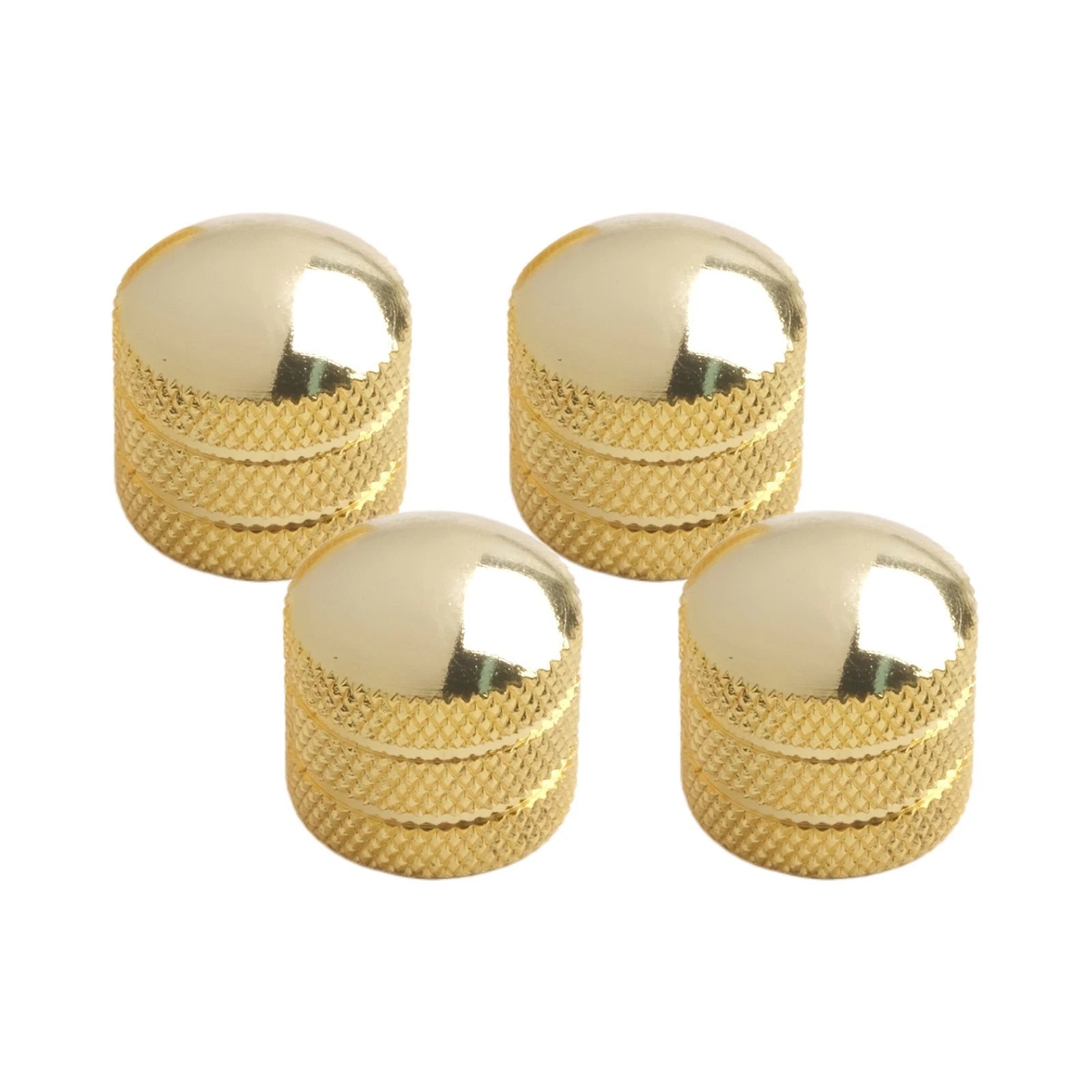 4X Dome Tone Volume Control Knobs for Electric Bass
