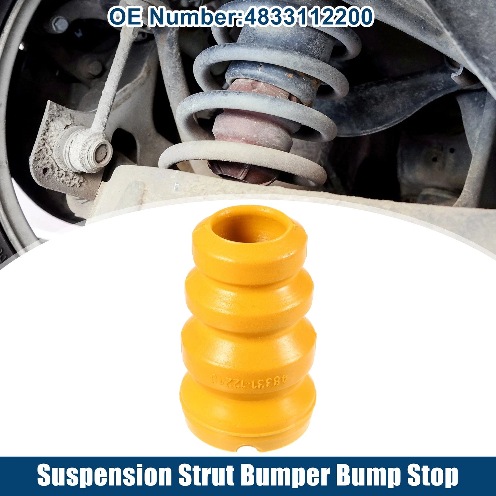 Front Suspension Strut Bumper Spring for Toyota Corolla (2000–2012) No.4833112200