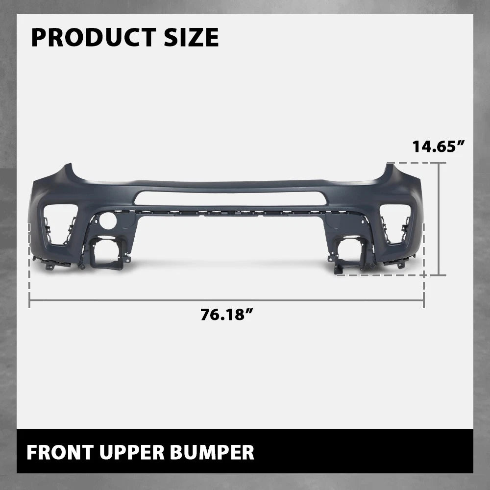 Front Upper Bumper Cover for Jeep Renegade (2019–2023)