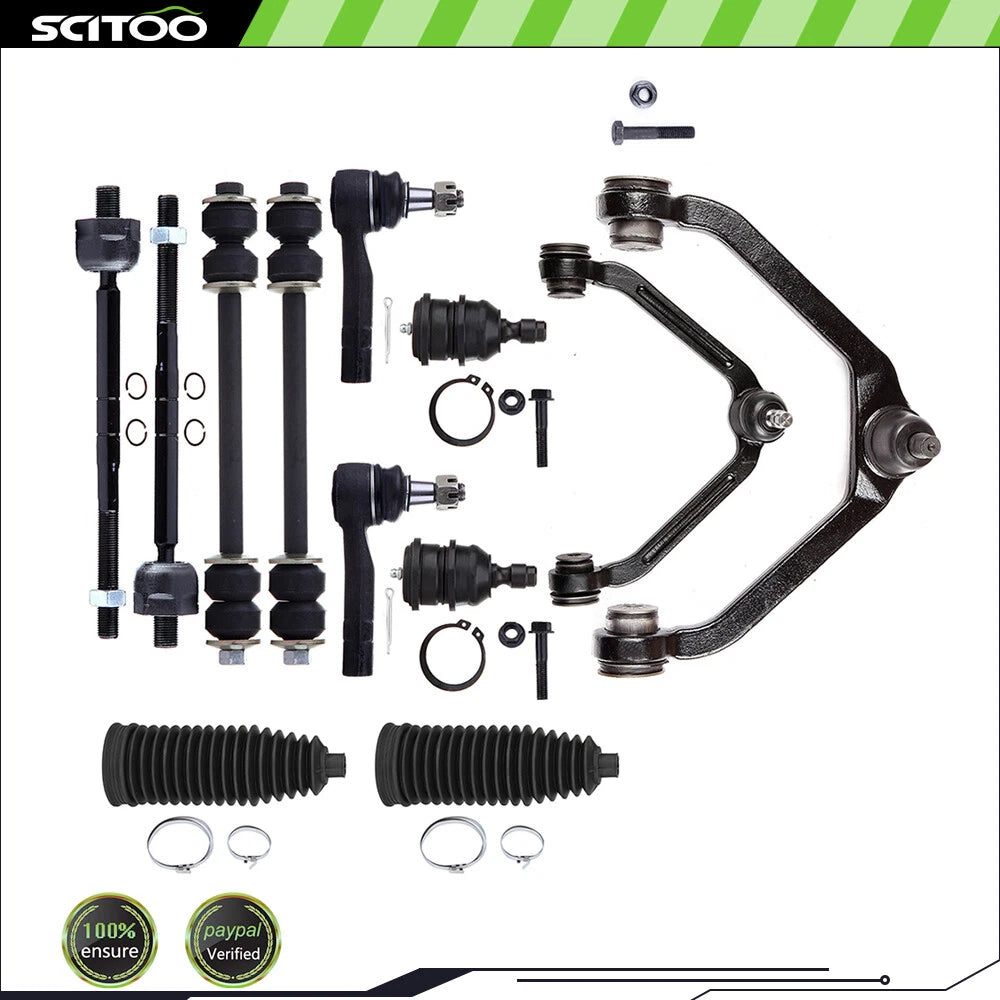 Set of 12 Control Arm Ball Joint Tie Rod Sway Bar for Ford Explorer (1998–2001)