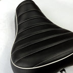 Custom Front Solo Driver Cross Stripe Seat for Harley XL 1200S (2005–2013)