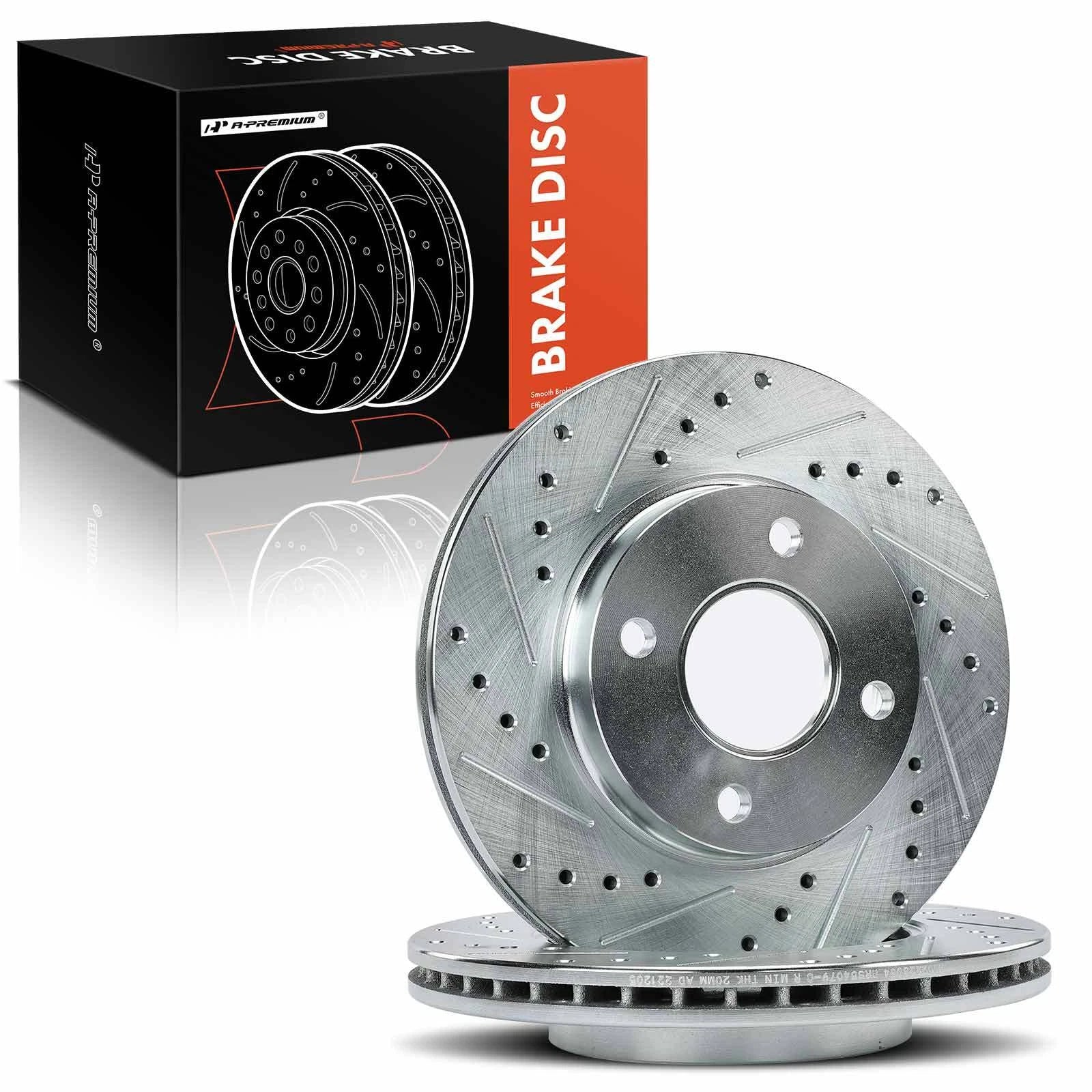 Front Side Drilled Brake Rotors for Ford Focus (2000–2004)