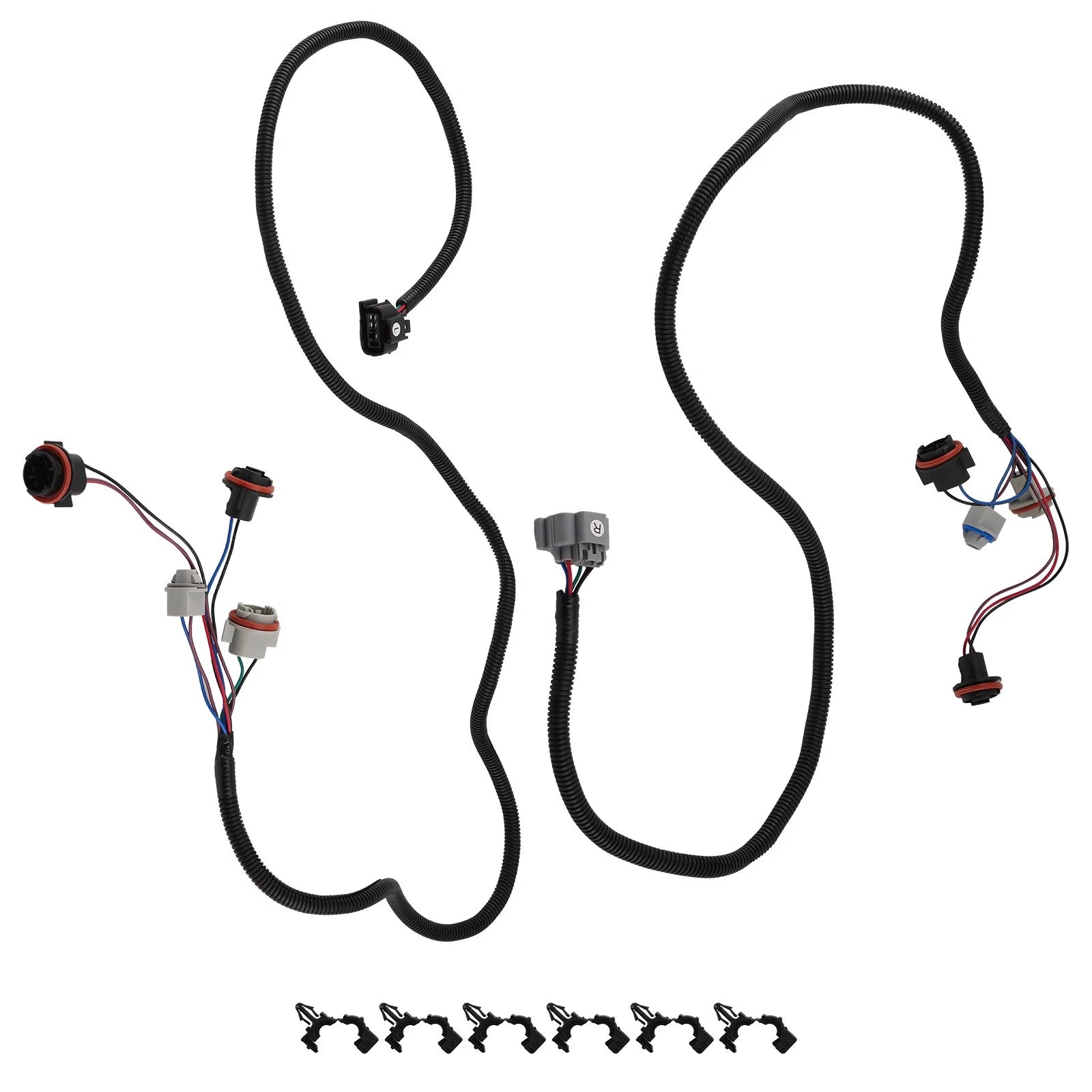Pair Tail Lamp Wire Harness for Chevrolet Silverado 1500 2500HD 3500HD (2008–2009)
