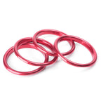 Set of 4 Red Air Vent Cover Outlet Rings for Audi A3 8V (2012–2019)
