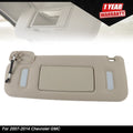 Driver Side Sun Visor Shade for Chevrolet GMC (2007–2014) Gray