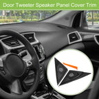 Pair A Pillar Tweeter Speaker Cover Trim for Mazda 3 (2004–2009) Black