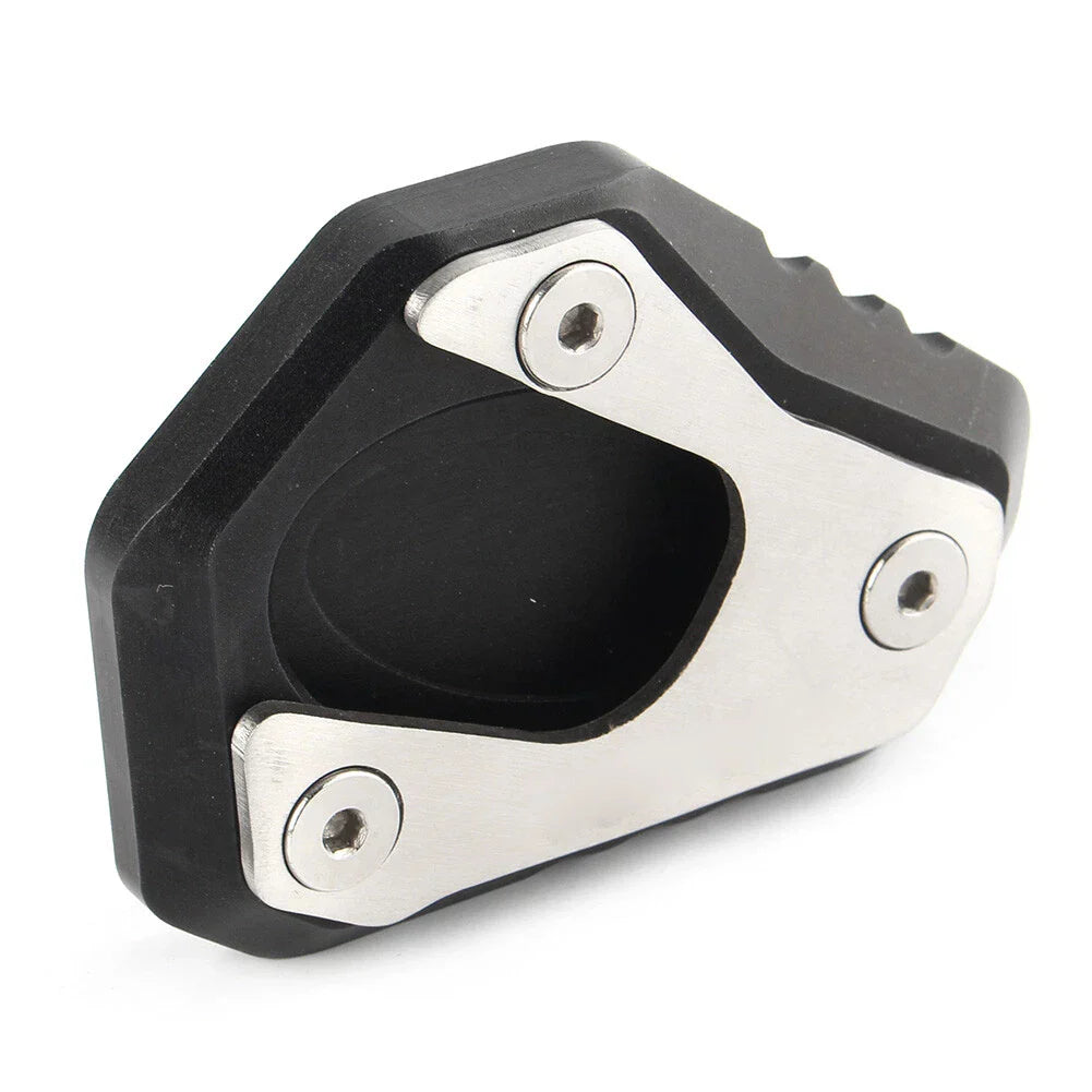 Side Stand Kickstand Foot Plate Pad for Kawasaki Z800 (2013-2016) Black