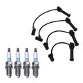 Denso 7mm Wire Set & 4 Iridium Spark Plugs Kit for Mazda B2300 (1994–2006)