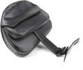 Driver Backrest Pad for 2007-2017 Harley FLSTF Heritage Softail, Black