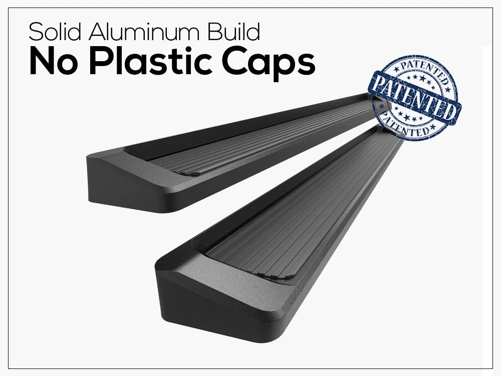 iBoard Black Running Boards for Ford F150 Regular Cab (2004-2008)