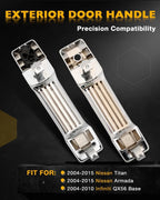 Exterior Door Handle Set for Nissan Titan (2004–2015)