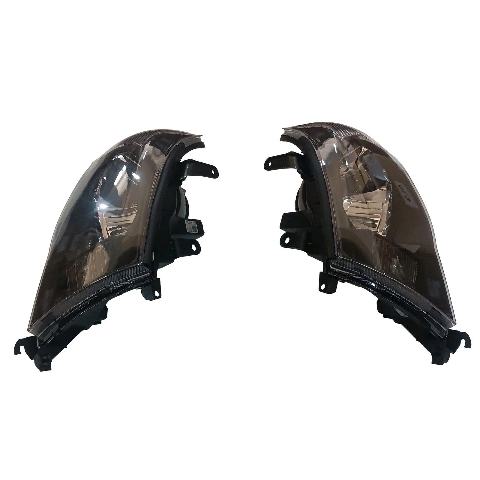 Set of 2 Black Headlights for Toyota Tacoma (2005–2011)