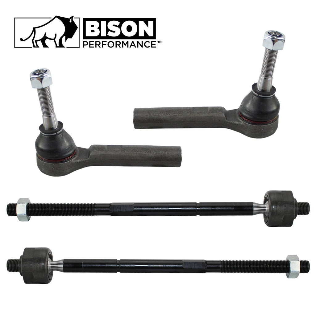 Set of 4 Inner & Outer Steering Tie Rod Ends for Chrysler Dodge