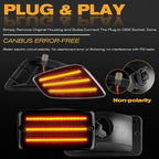 Dynamic LED Front Side Marker Bumper Light for Jeep Wrangler TJ (1997–2006)