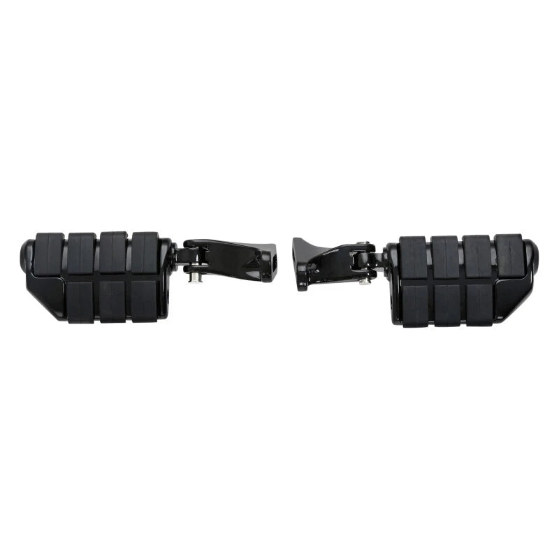 Black Rear Passenger Footpegs for Harley Electra Glide (1993–2025)