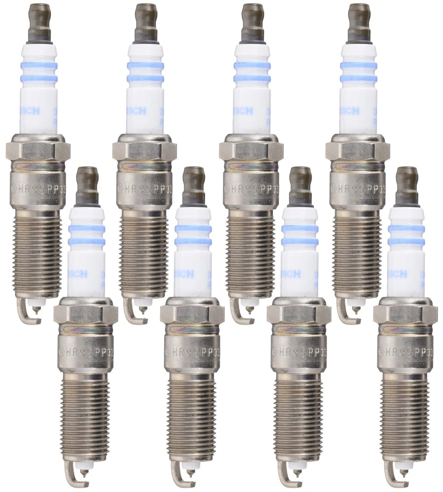 Set of 8 Bosch Double Platinum Spark Plugs for Chrysler Dodge Jeep 5.7L V8 (2003–2021)