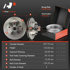 Front Disc Brake Rotors & Ceramic Pads for Ford F-150 (1994–1996)